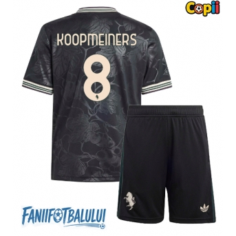 Juventus Teun Koopmeiners #8 Echipament de Fotbal Replică 2025-26 Copii Treilea (+ Șorturi)
